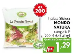 Eurospesa Insalata Sfiziosa MONDO NATURA offerta