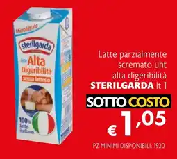 Eurospesa Latte parzialmente scremato uht alta digeribilità STERILGARDA offerta