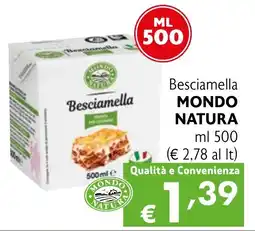 Eurospesa Besciamella MONDO NATURA offerta