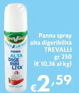 Eurospesa Panna spray alta digeribilità TREVALLI offerta