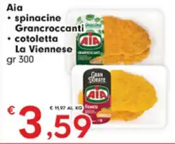 DeSpar Express Aia spinacine Grancroccanti cotoletta La Viennese offerta