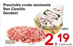 DeSpar Express Prosciutto crudo nazionale Don Camillo Gardani offerta