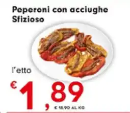DeSpar Express Peperoni con acciughe Sfizioso offerta
