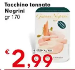 DeSpar Express Tacchino tonnato Negrini offerta