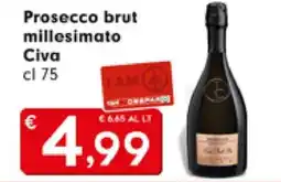 DeSpar Express Prosecco brut millesimato Civa offerta