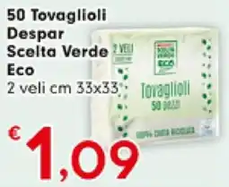 DeSpar Express 50 Tovaglioli Despar Scelta Verde Eco offerta