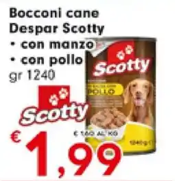 DeSpar Express Bocconi cane Despar Scotty offerta