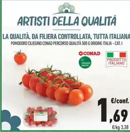 Conad Pomodoro ciliegino conad percorso qualità 500 g origine italia-cat. i offerta