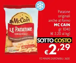 Eurospesa Patatine originali anche al forno MC CAIN offerta