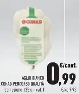Conad Aglio bianco conad percorso qualità confezione cat. I offerta