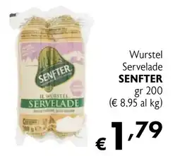 Eurospesa Wurstel Servelade SENFTER offerta