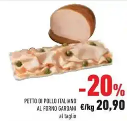 Conad Petto di pollo italiano al forno gardani al taglio offerta