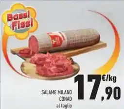 Conad Salame milano conad al taglio offerta