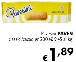 Eurospesa Pavesini PAVESI classici/cacao offerta
