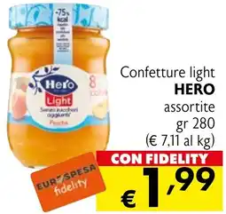 Eurospesa Confetture light HERO offerta