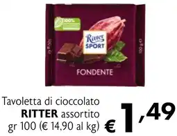Eurospesa Tavoletta di cioccolato RITTER offerta
