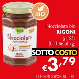 Eurospesa Nocciolata bio RIGONI offerta
