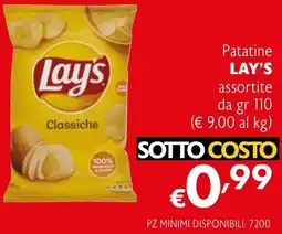 Eurospesa Patatine LAY'S offerta