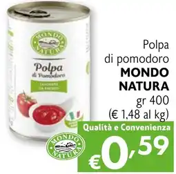 Eurospesa Polpa di pomodoro MONDO NATURA offerta