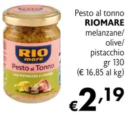 Eurospesa Pesto al tonno RIOMARE melanzane/ olive/ pistacchio offerta