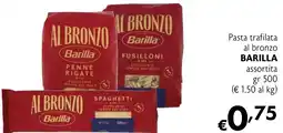 Eurospesa Pasta trafilata al bronzo BARILLA offerta