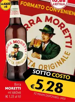 Eurospesa Birra MORETTI offerta