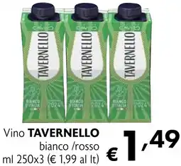 Eurospesa Vino TAVERNELLO bianco /rosso offerta