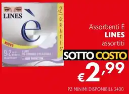 Eurospesa Assorbenti È LINES offerta