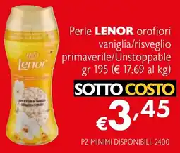 Eurospesa Perle LENOR orofiori vaniglia/risveglio primaverile/Unstoppable offerta