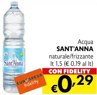 Acqua SANT'ANNA naturale/frizzante