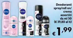 Eurospesa Deodoranti spray/roll on/ crema offerta