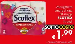Eurospesa Asciugatutto amore di casa 68 strappi SCOTTEX offerta