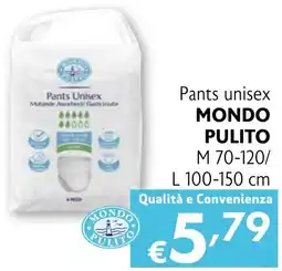 Eurospesa Pants unisex MONDO PULITO offerta