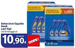 Sigma Detersivo liquido Dash offerta
