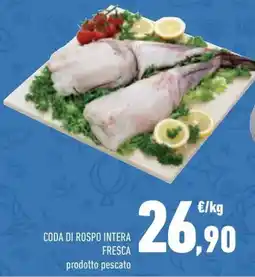 Conad Coda di rospo intera fresca prodotto pescato offerta