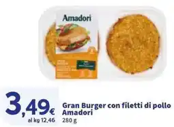 Sigma Gran Burger con filetti di pollo Amadori offerta