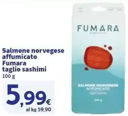 Sigma Salmone norvegese affumicato Fumara taglio sashimi offerta