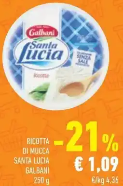 Conad Ricotta di mucca santa lucia galbani offerta
