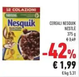 Conad Cereali NESQUIK NESTLE offerta
