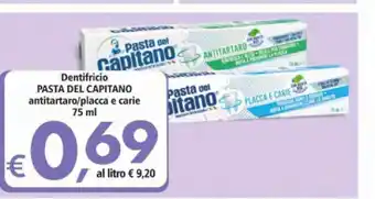 Alter Discount Pasta Del Capitano 75ml offerta