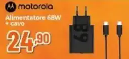 Expert motorola Alimentatore 68W + cavo offerta