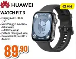 Expert Huawei watch fit 3 offerta