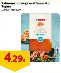 Sigma Salmone norvegese affumicato Sigma offerta