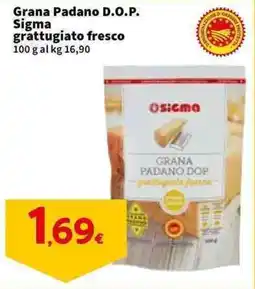 Sigma Grana Padano D.O.P. Sigma grattugiato fresco offerta