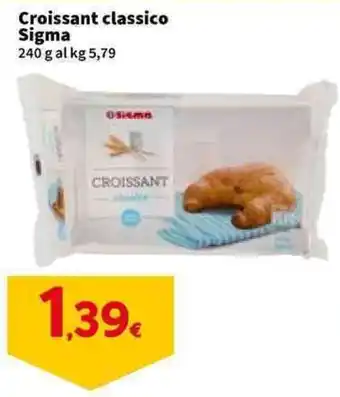 Sigma Croissant classico Sigma offerta