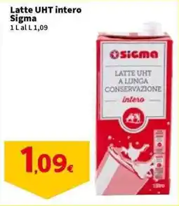 Sigma Latte UHT intero Sigma offerta