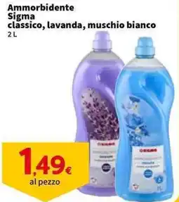 Sigma Ammorbidente Sigma classico, lavanda, muschio bianco offerta