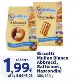Sigma Biscotti Mulino Bianco Abbracci, Batticuori, Nascondini offerta
