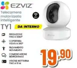 Expert Ezviz telecamera motorizzata intelligente TY1 offerta