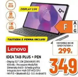 Expert Lenovo idea tab plus + pen offerta